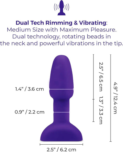 b-Vibe Petite Rimming Butt Plug Vibrating Anal Plug  Vibrating Anal Sex Toy