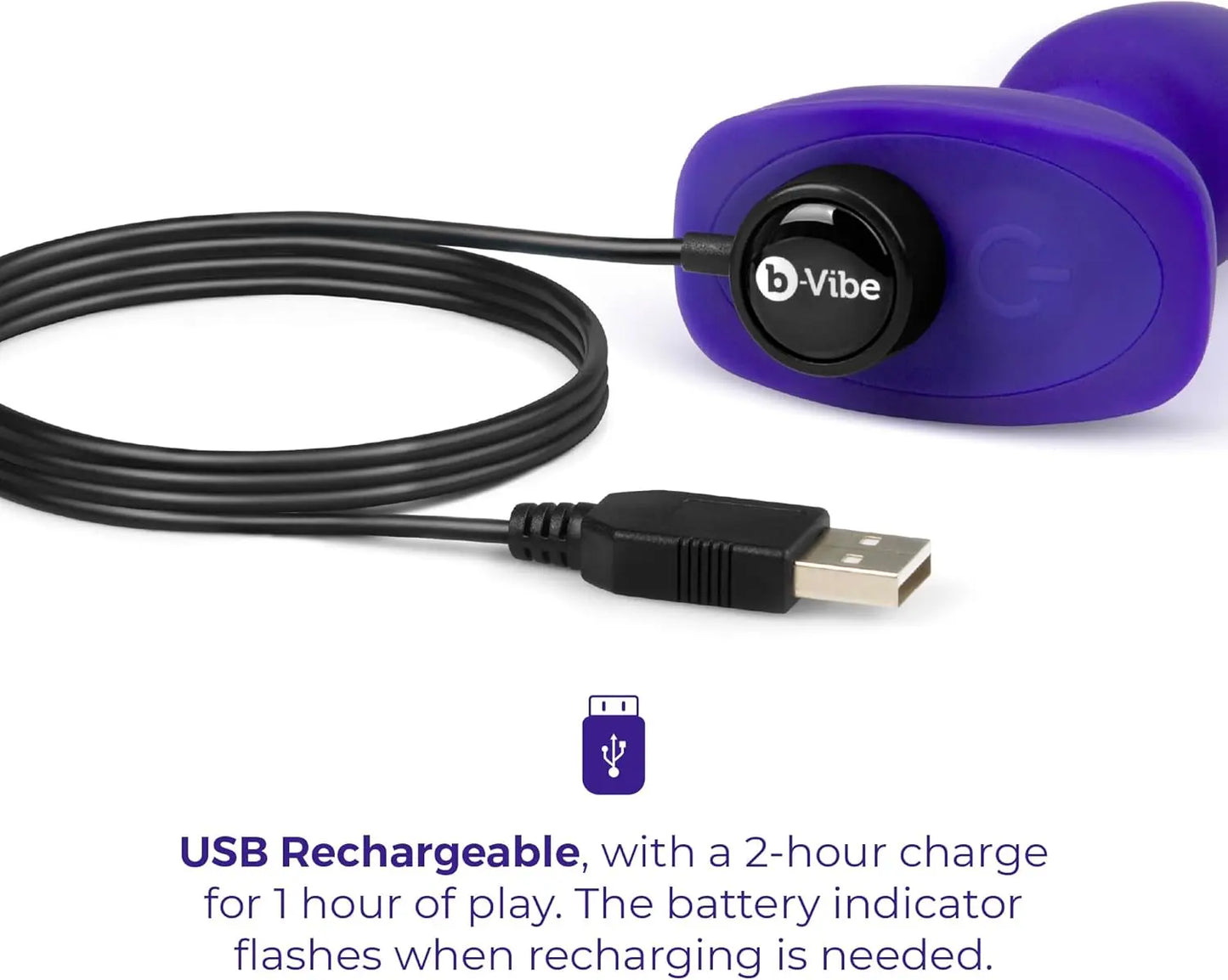 b-Vibe Petite Rimming Butt Plug Vibrating Anal Plug  Vibrating Anal Sex Toy