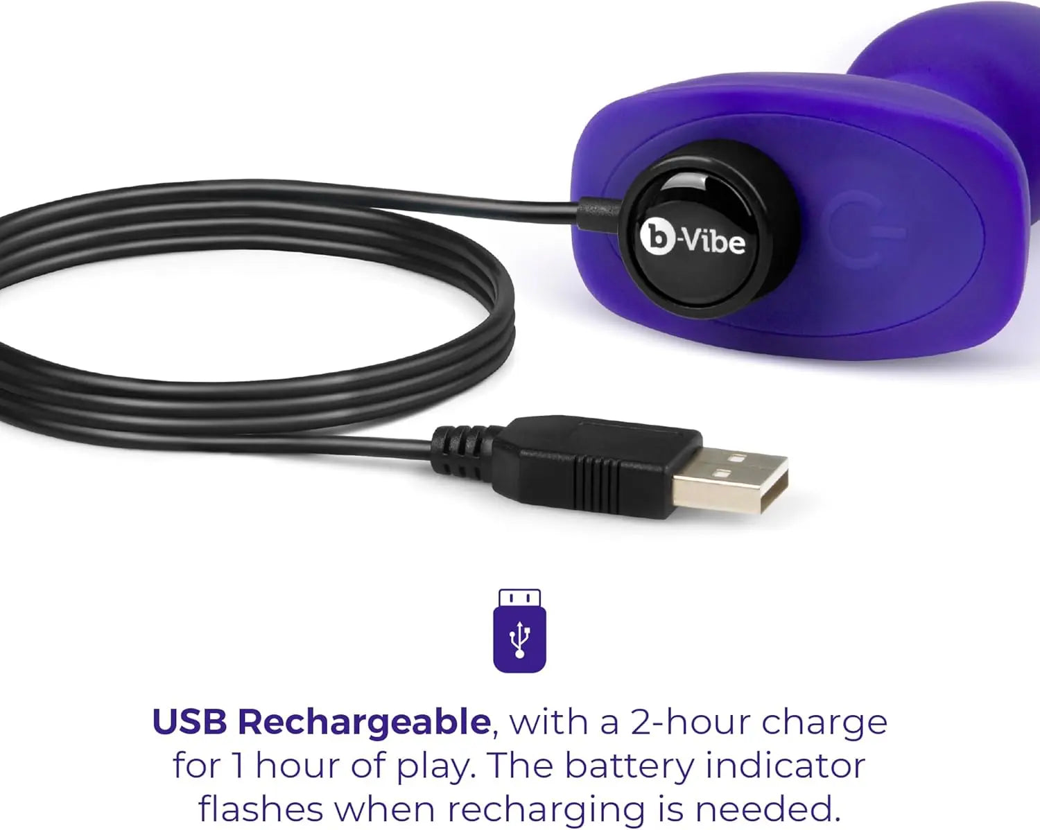 b-Vibe Petite Rimming Butt Plug Vibrating Anal Plug  Vibrating Anal Sex Toy