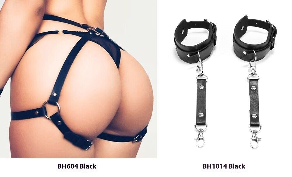 Waist Belt Female Handcuffs Suit Bondage 