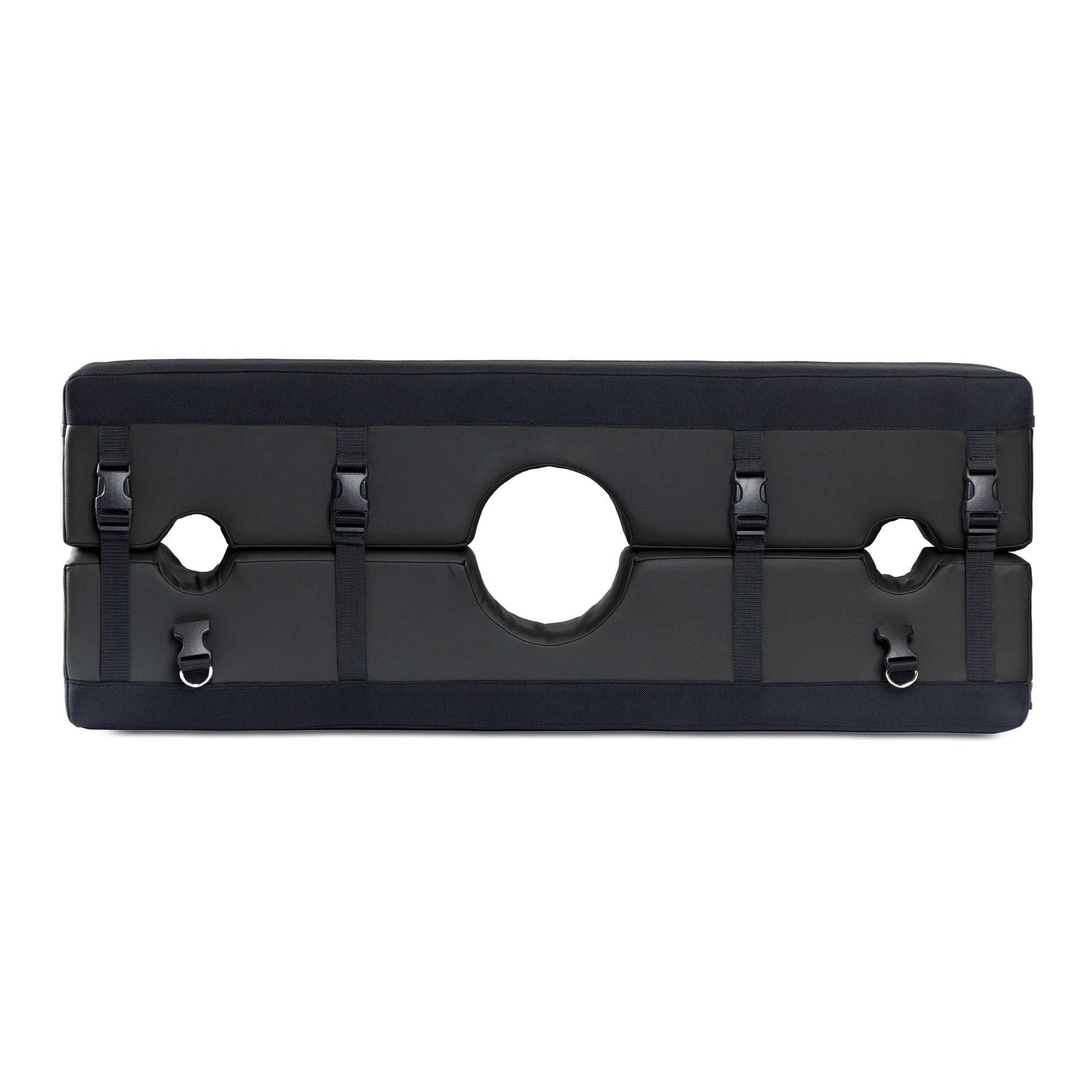 Bastion Bondage Stocks Black - non retail box 