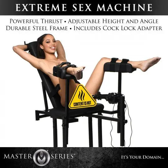 Ultimate Obedience Chair with Sex Machine - Bound By Desire