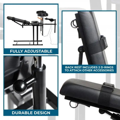 Ultimate Obedience Chair with Sex Machine - Bound By Desire