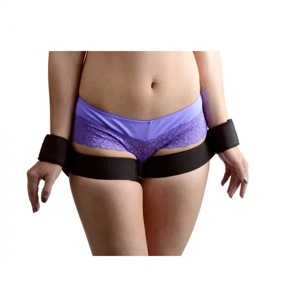 Take Me Thigh Cuff Restraint System Beginner Bondage Restraint  Restraints and Cuffs