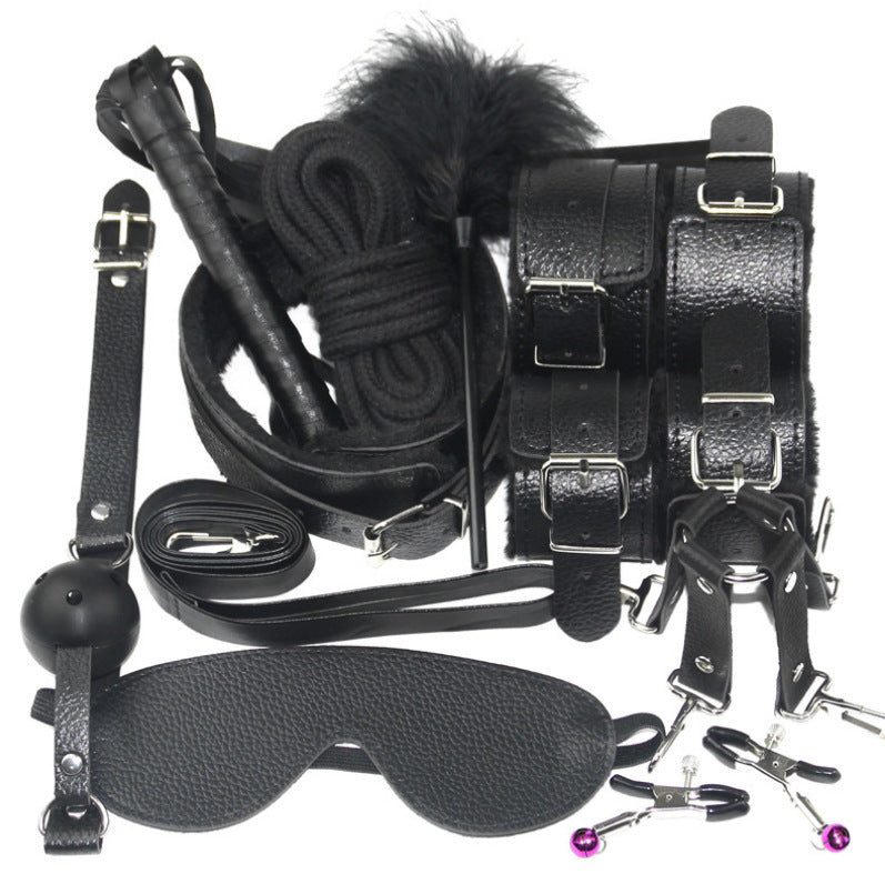 black bondage set