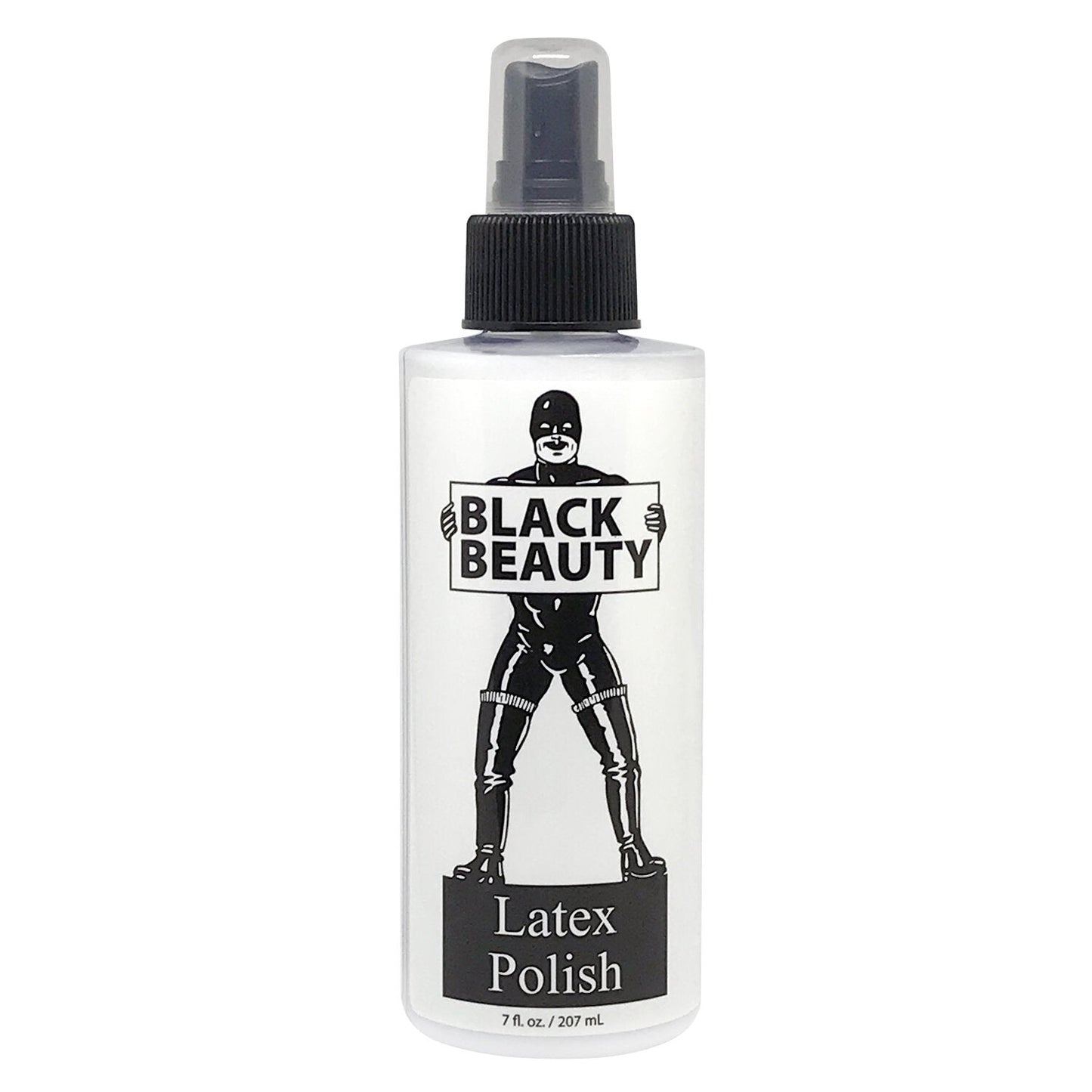 Black Beauty Latex Polish Spray Bottle - 7 oz 