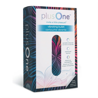plusOne Waterproof and Rechargeable Vibrating Bullet