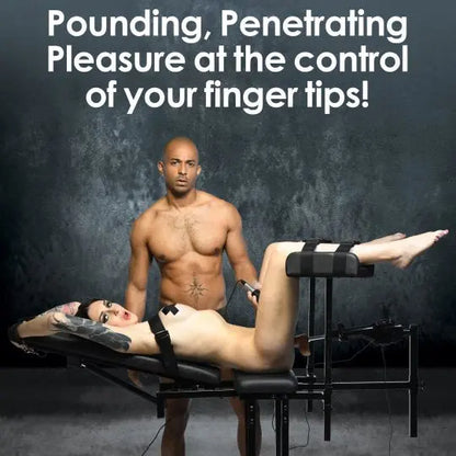 Ultimate Obedience Chair with Sex Machine - Bound By Desire