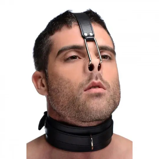 Collar with Nose Hook - Bound By Desire