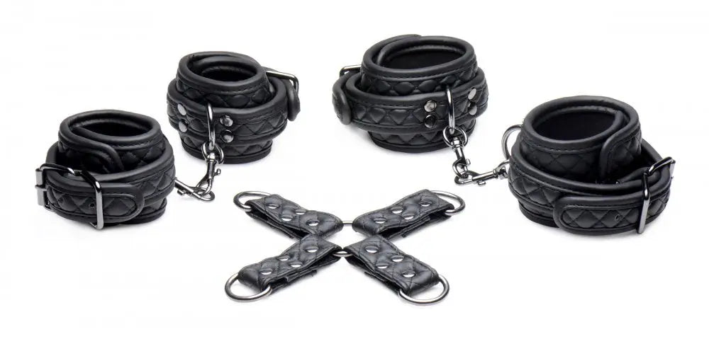 Concede Wrist and Ankle Restraint Set With Bonus Hog-Tie Adaptor  Restraints and Cuffs