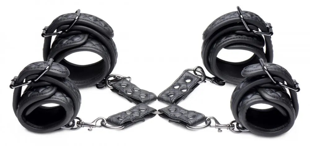 Concede Wrist and Ankle Restraint Set With Bonus Hog-Tie Adaptor  Restraints and Cuffs