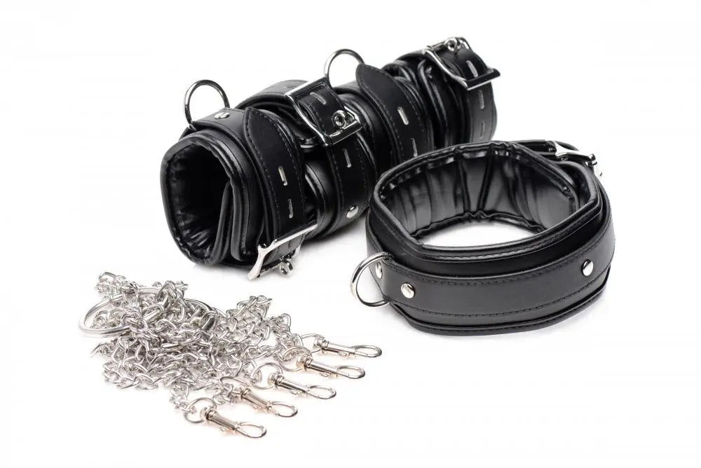 Slave Bondage Shackle Set  Restraints and Cuffs