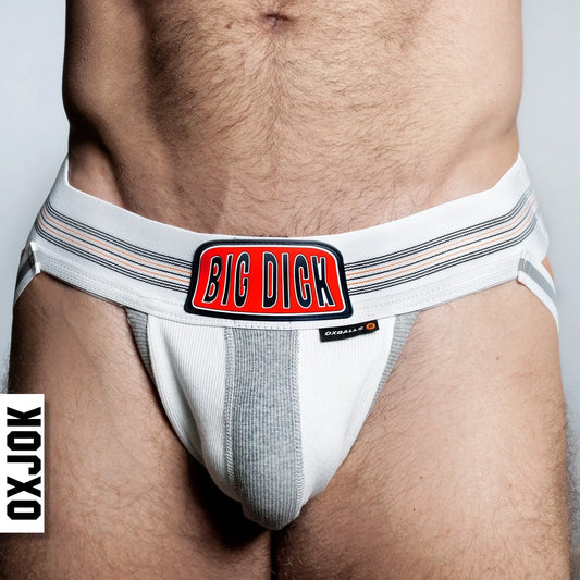 BULGER, the big pouch jock, WHITE SNOW, SMALL  For Him