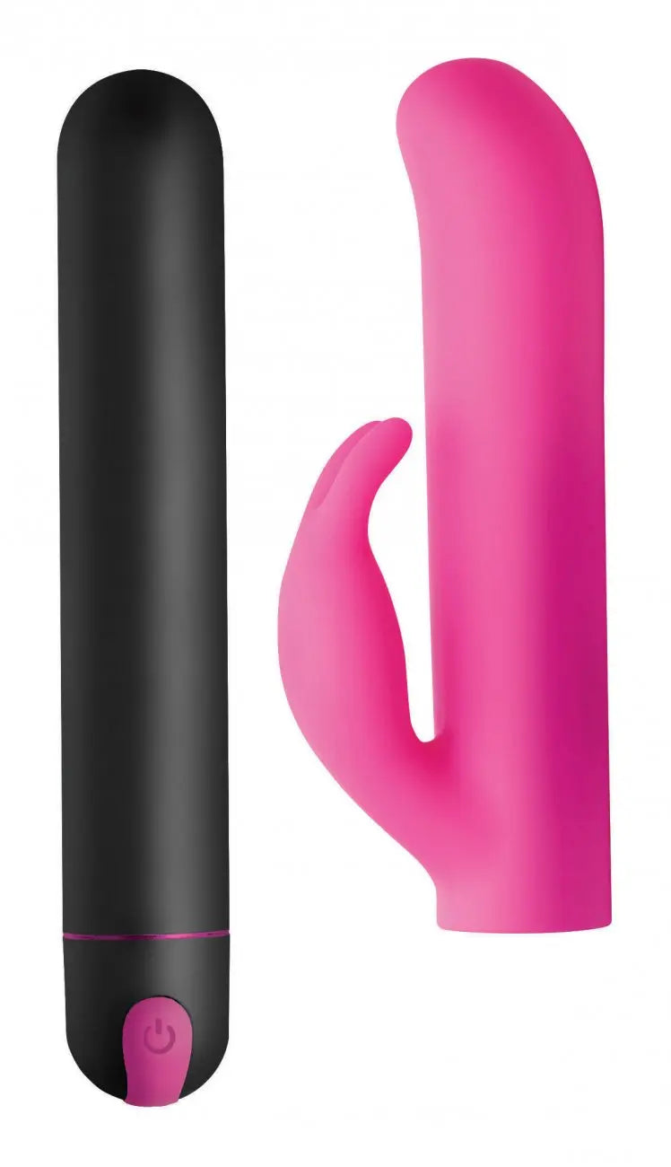 XL Silicone Bullet and Rabbit Sleeve 