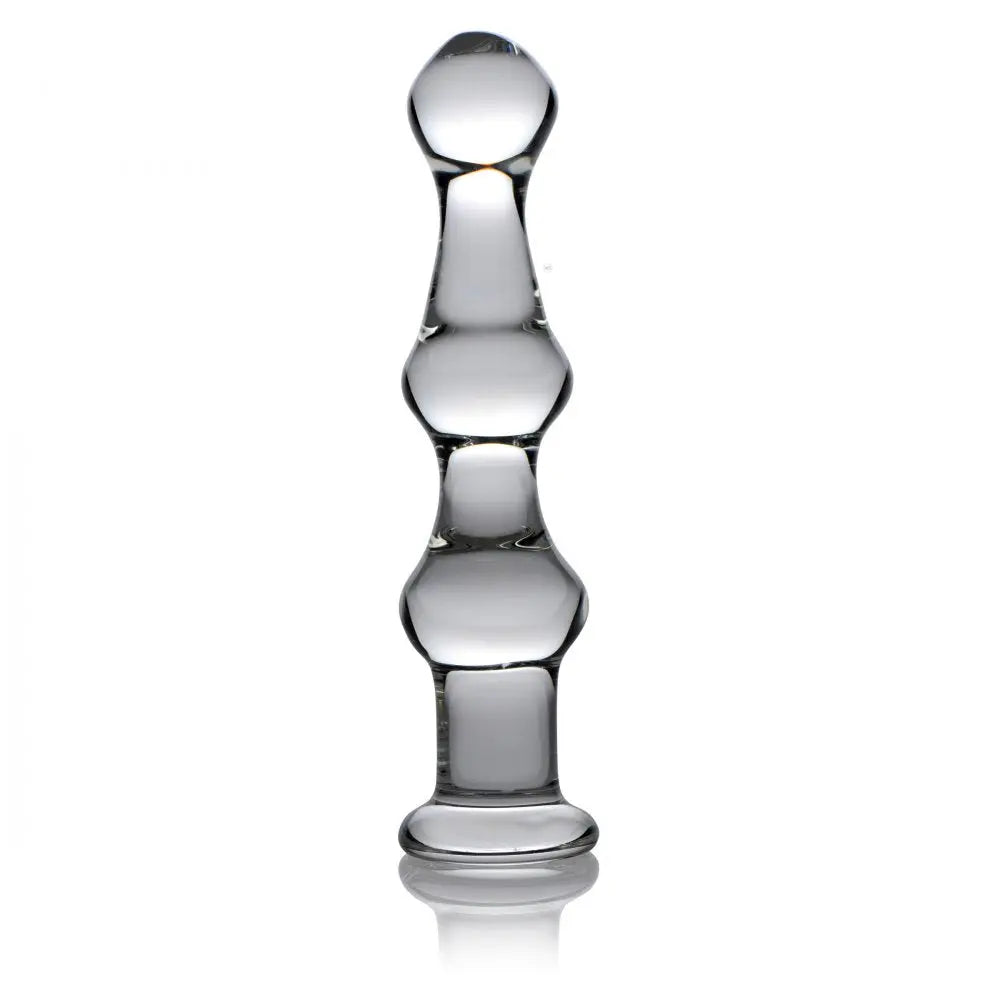 Mammoth 3 Bumps Glass Dildo - Bound By Desire