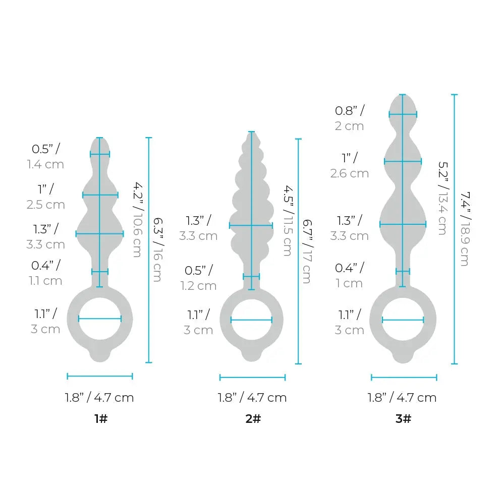 BEADED BUTTIES BUNDLE  Anal Toys