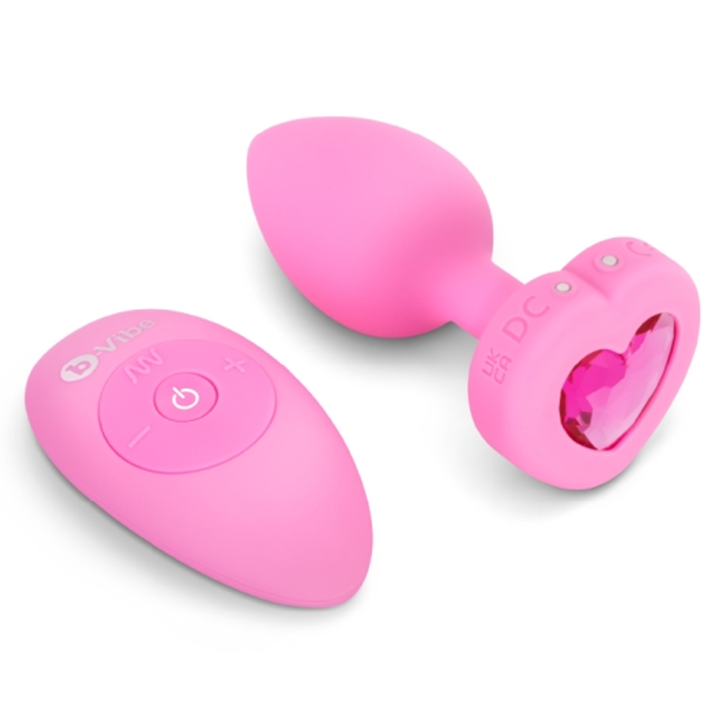 VIBRATING HEART PLUG S/M 