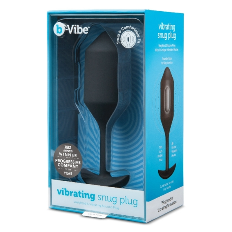 VIBRATING SNUG PLUG 4 | BLACK 