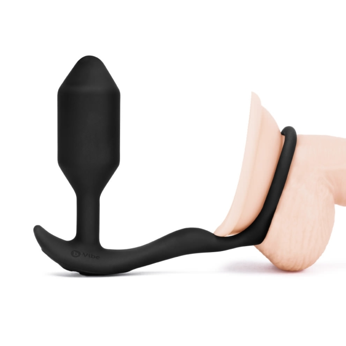 VIBRATING SNUG & TUG | M | BLACK 