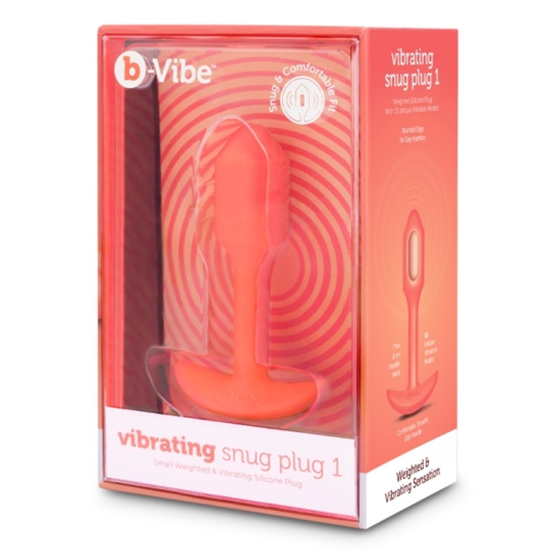 VIBRATING SNUG PLUG | S | ORANGE 