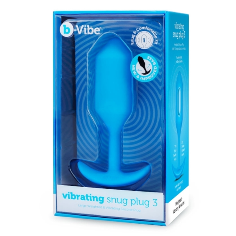 VIBRATING SNUG PLUG | L | BLUE 