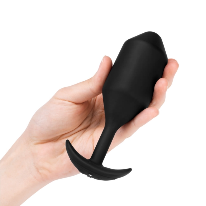 VIBRATING SNUG PLUG | XXL | BLACK 