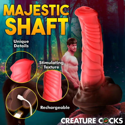 Deluxe Centaur Thrusting and Vibrating Dildo  Vibrating Toys
