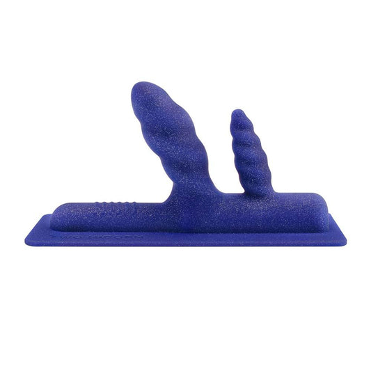 Two-Nicorn - Textured Double Penetration Attachment 