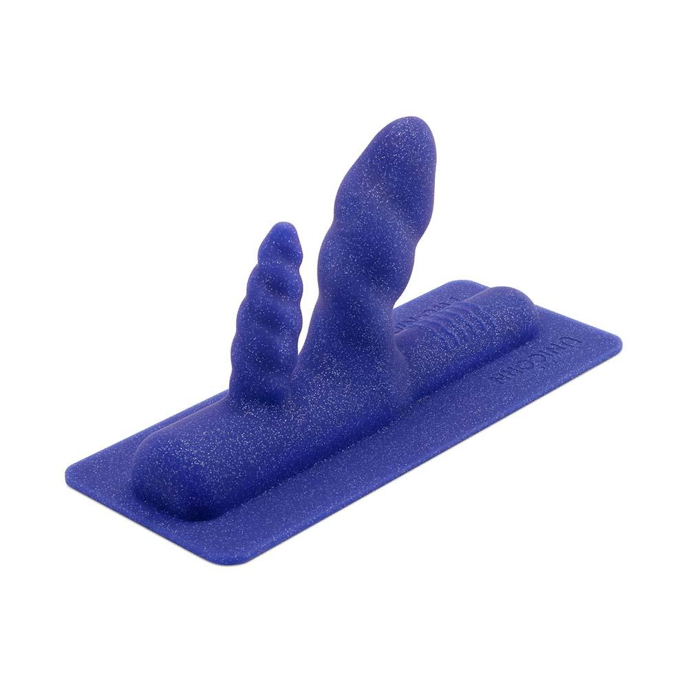 Two-Nicorn - Textured Double Penetration Attachment 