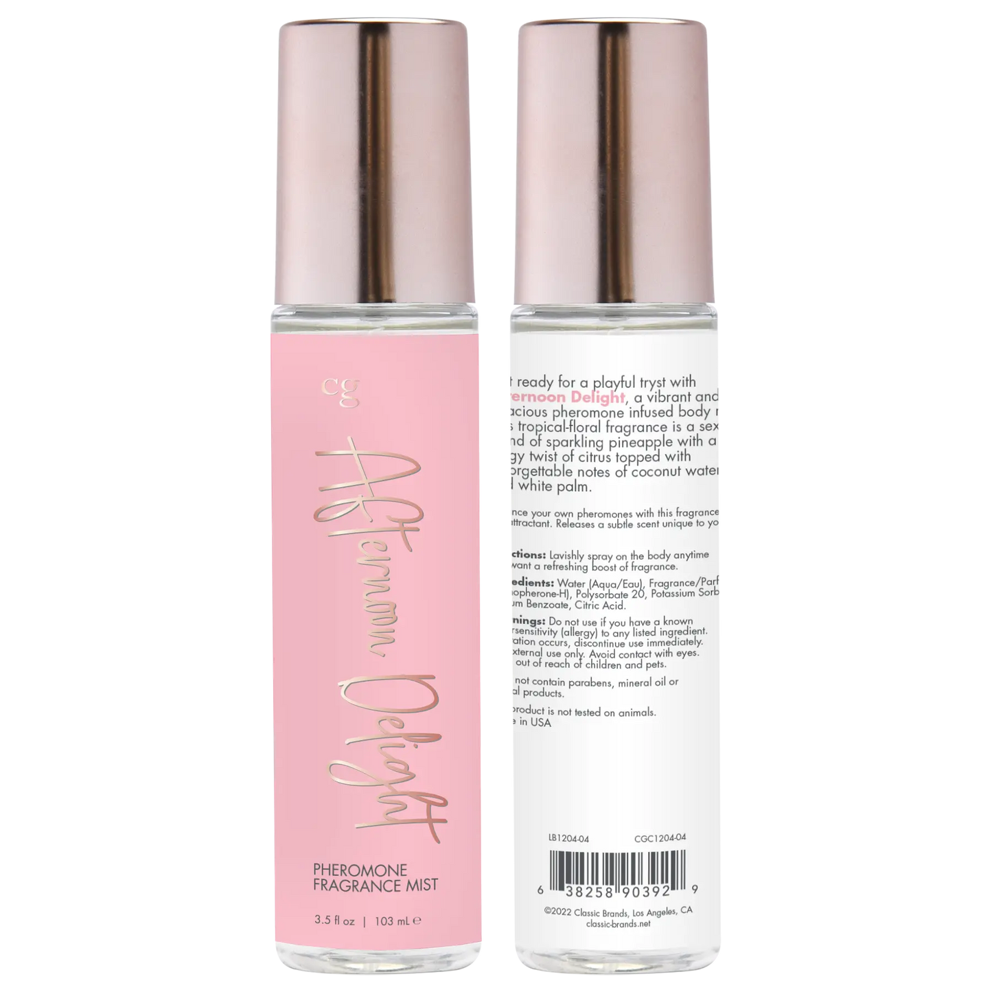 AFTERNOON DELIGHT Fragrance Body Mist with Pheromones 