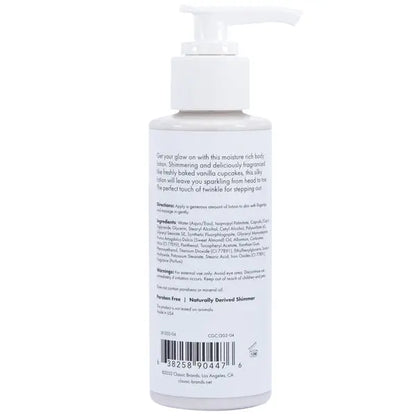 GLOW Silver Shimmer Lotion - Silver 4oz | 118mL 