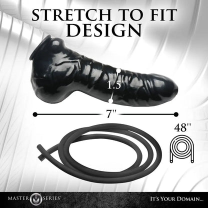 Guzzler Realistic Penis Sheath with Tube  Enlargement Gear and Pumps