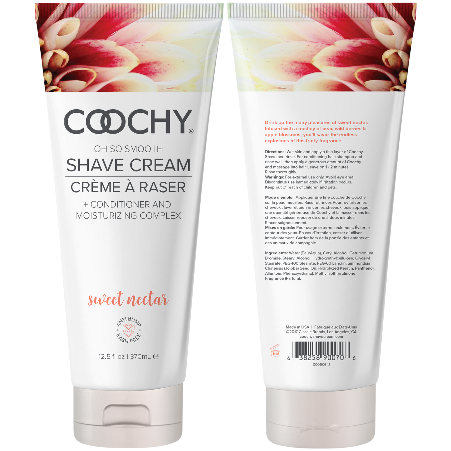 Shave Cream - Sweet Nectar 12.5oz | 370mL 