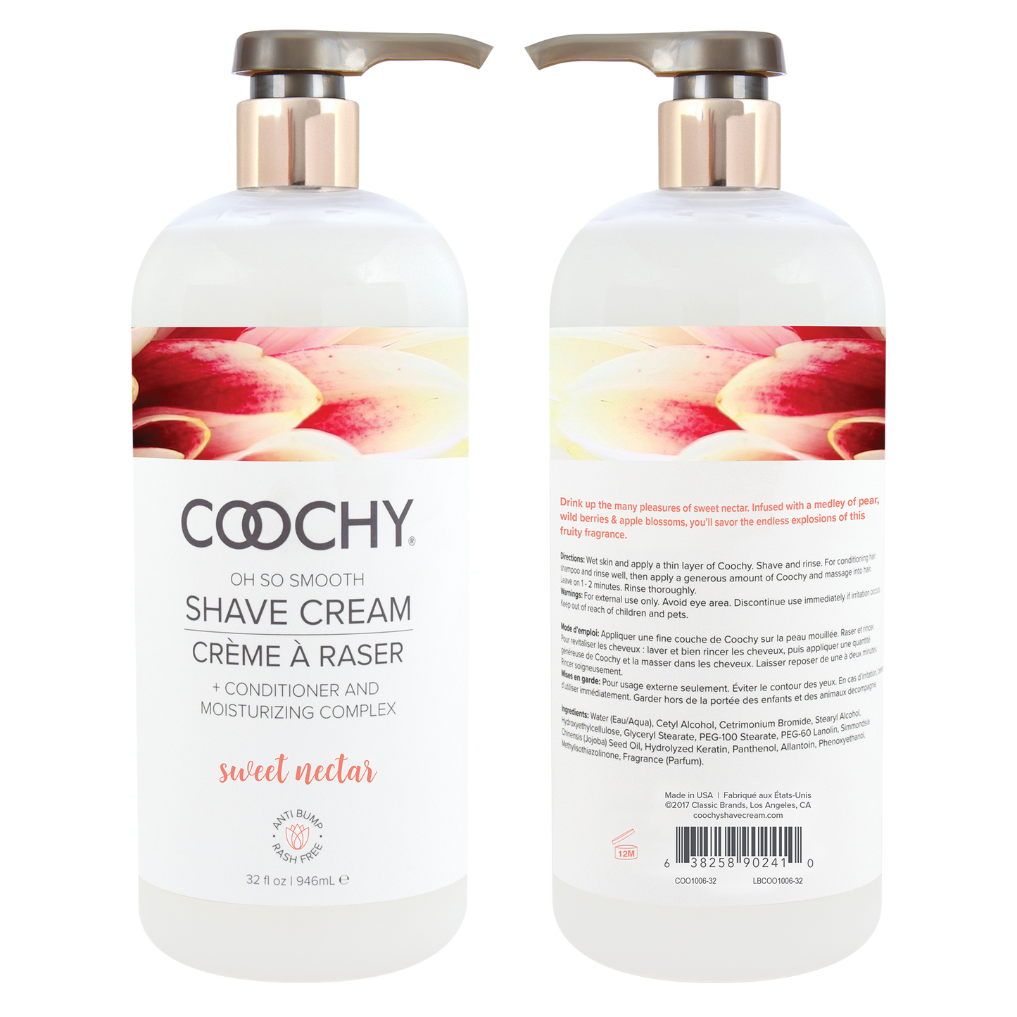 Shave Cream - Sweet Nectar 32oz | 946mL 