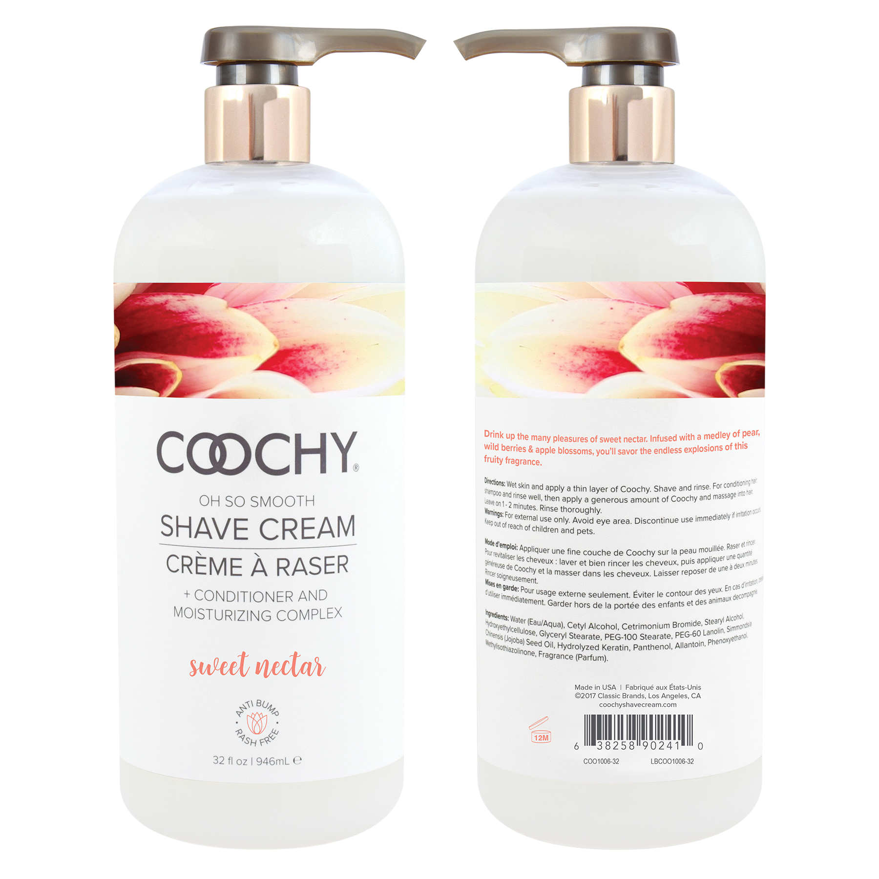 Shave Cream - Sweet Nectar 32oz | 946mL 