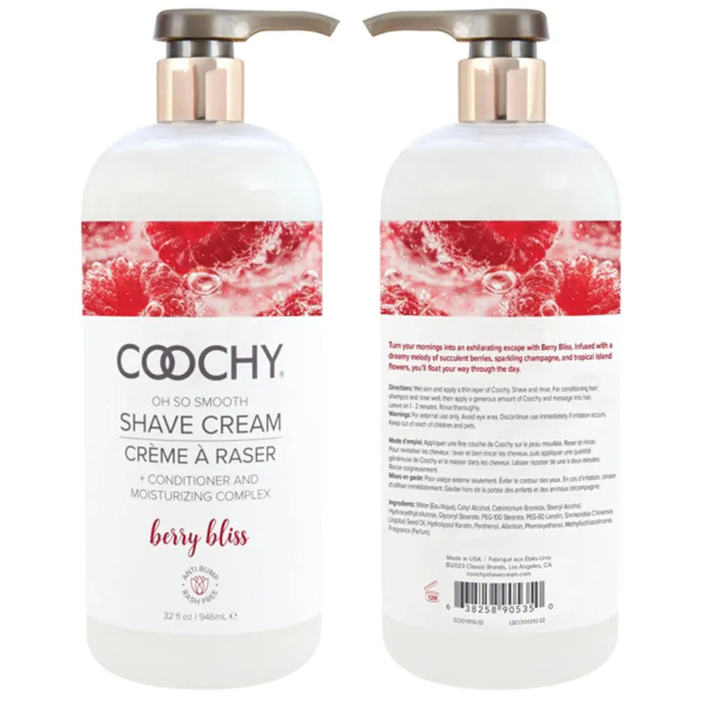 Oh So Smooth Shave Cream Berry Bliss 32oz | 946mL  Lubes