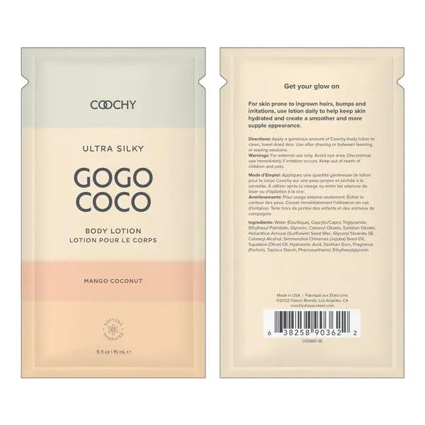 Ultra Silky Body Lotion Mango Coconut .35oz | 10mL 