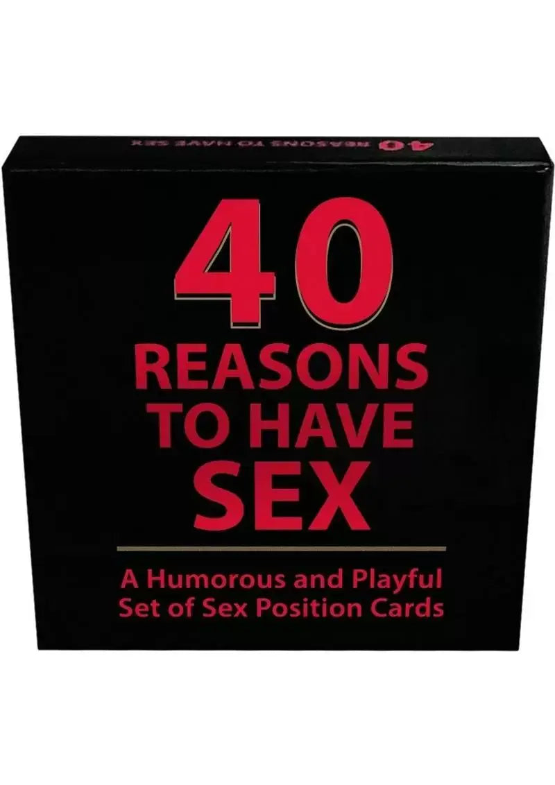 Sex Game 40 Reasons to Have Sex Couples Card Game  Games