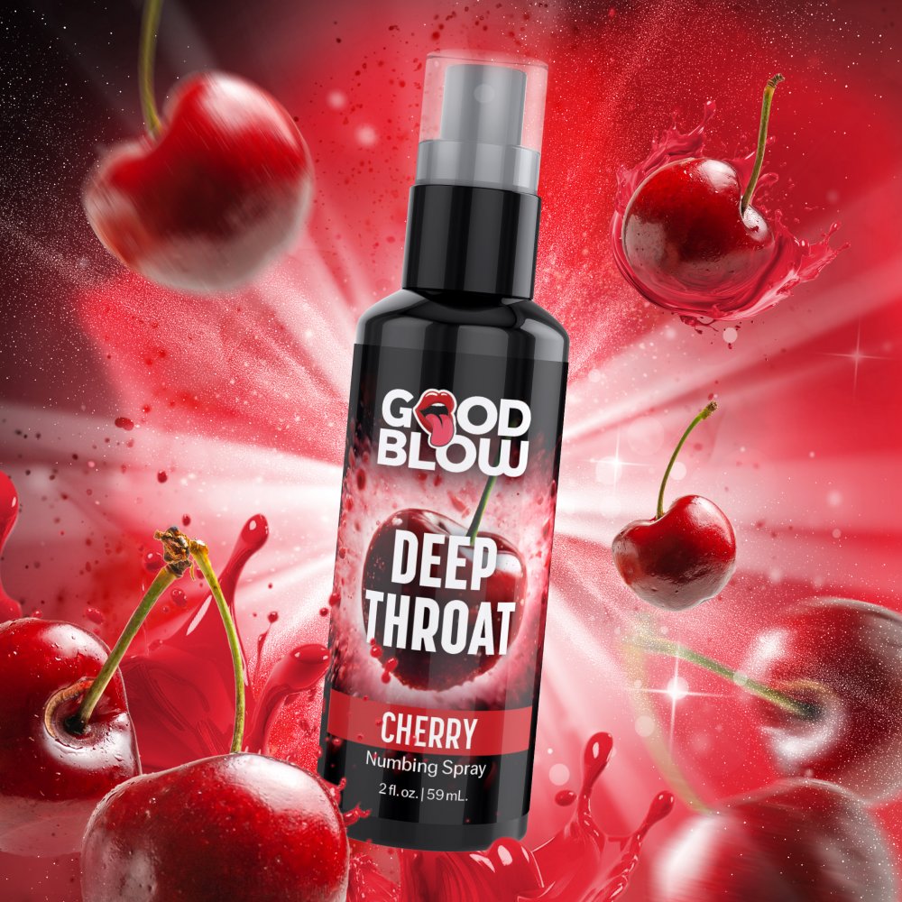 Deep Throat Cherry Numbing Spray Give Better Blow Jobs  Lubes, Lotions and Accessories