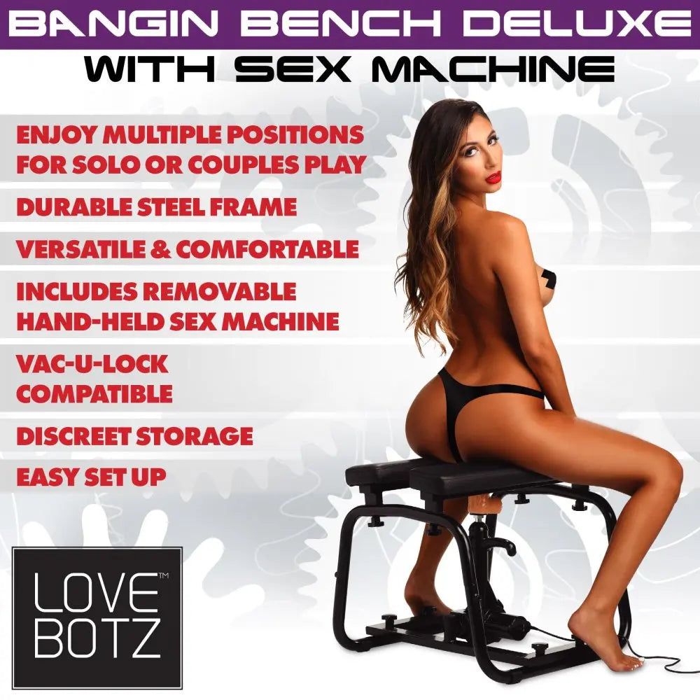 Deluxe Bangin Bench with Sex Machine - Bound By Desire