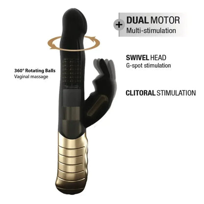 BABY RABBIT BLACK & GOLD 2.0 - RECHARGEABLE 