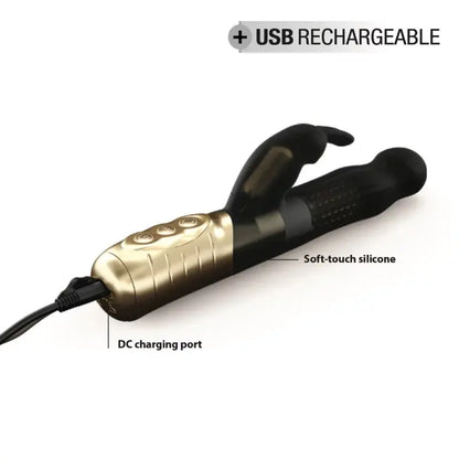 BABY RABBIT BLACK & GOLD 2.0 - RECHARGEABLE 