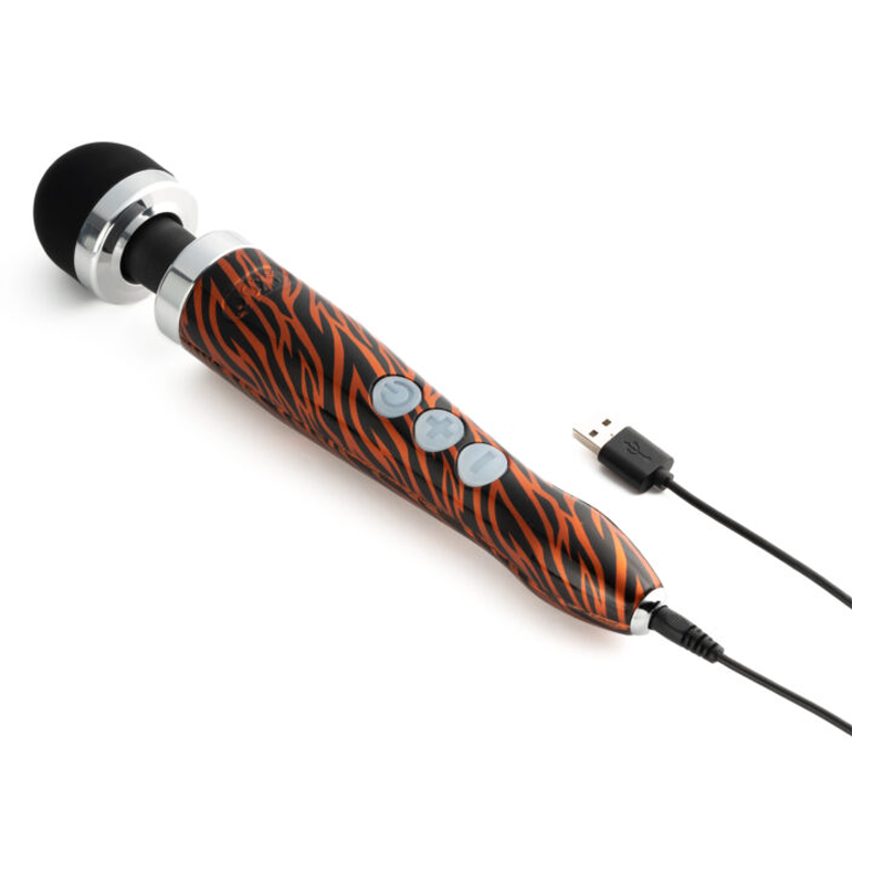 Doxy Wand Vibrator Sex Toy Die Cast 3R - Tiger 