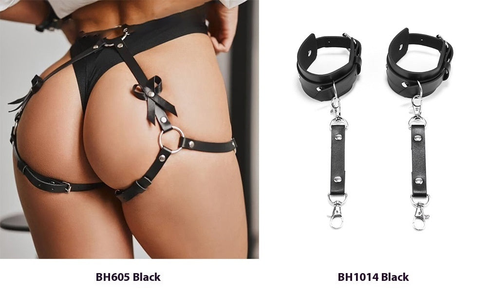 Waist Belt Female Handcuffs Suit Bondage 