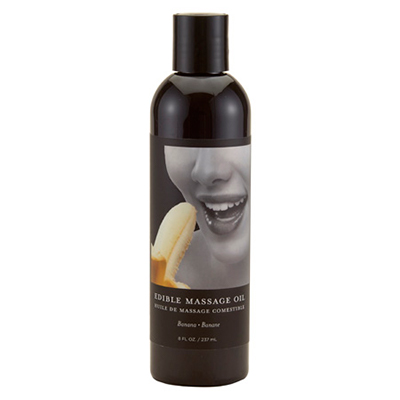 Edible Massage Oil Banana 8 fl oz / 237 ml 