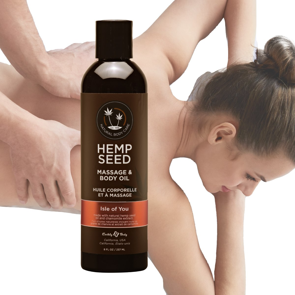 Hemp Seed Massage & Body Oil Isle of You 8 fl oz / 237 ml 