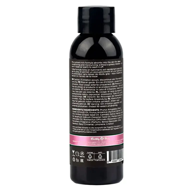 Massage Oil Zen Berry Rose 2 fl oz / 60 ml 