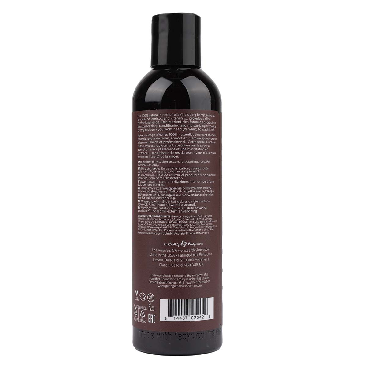 Massage Oil Kashmir Musk 8 fl oz / 237 ml 