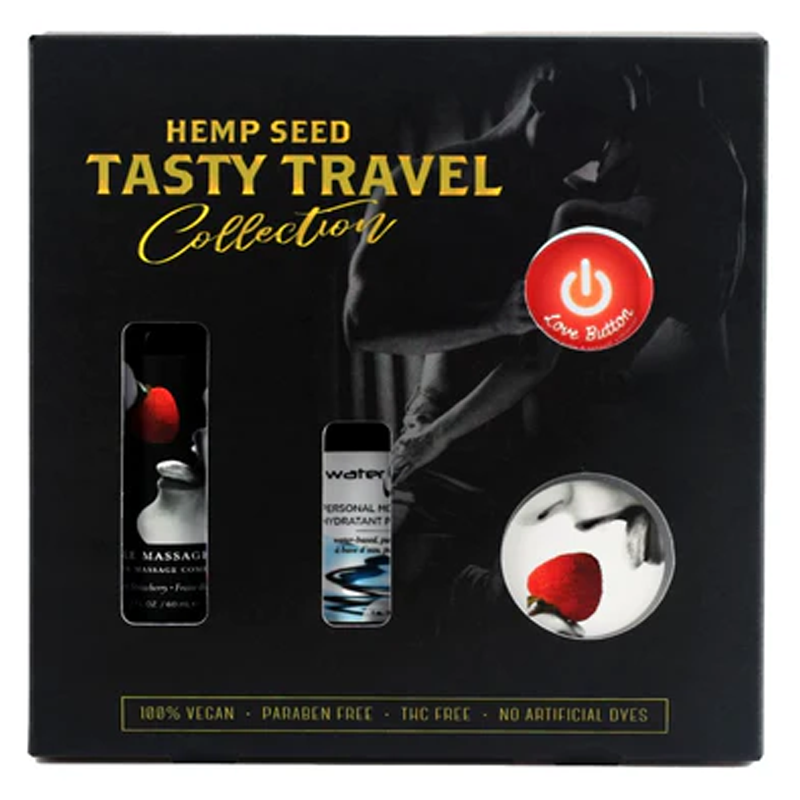 Tasty Travel Gift Set (2 oz, Strawberry Scent) 