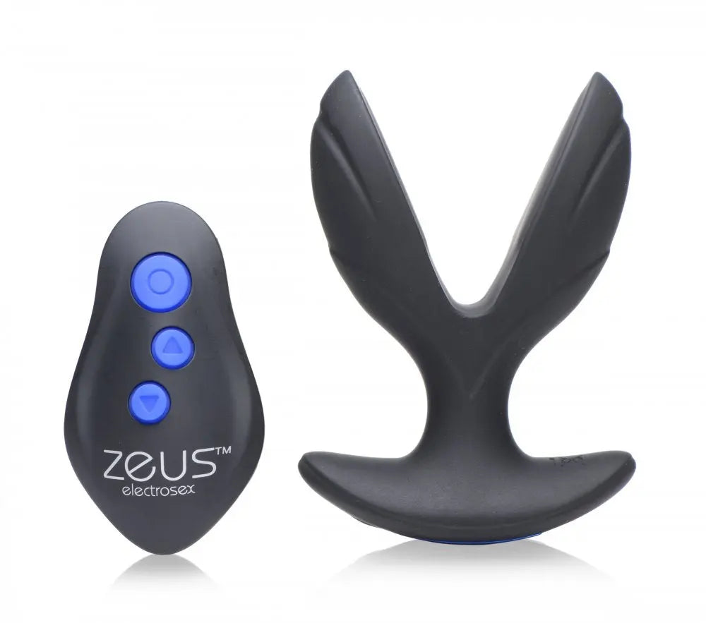 64X Electro-Spread Vibrating and Estim Silicone Butt Plug  Electro